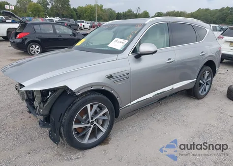 2025 Genesis Gv80 2.5T Advanced Awd from USA, damaged, VIN KMUHBESB5SU246673